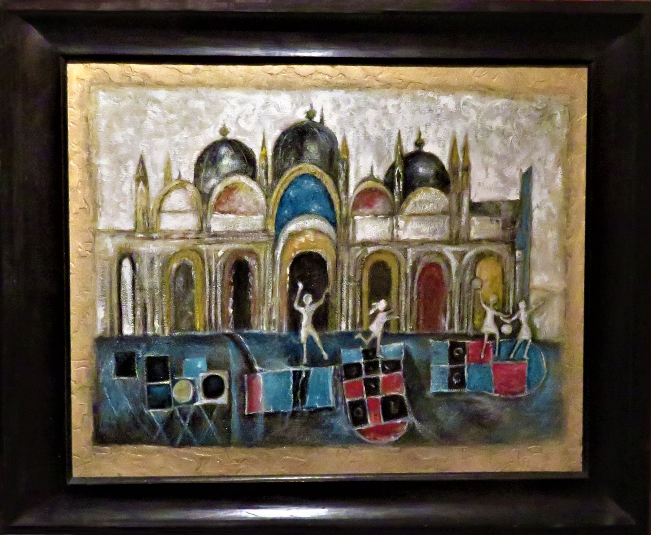 Tributo a Franco Gentilini Venezia Cm. 84,5x70,5x6