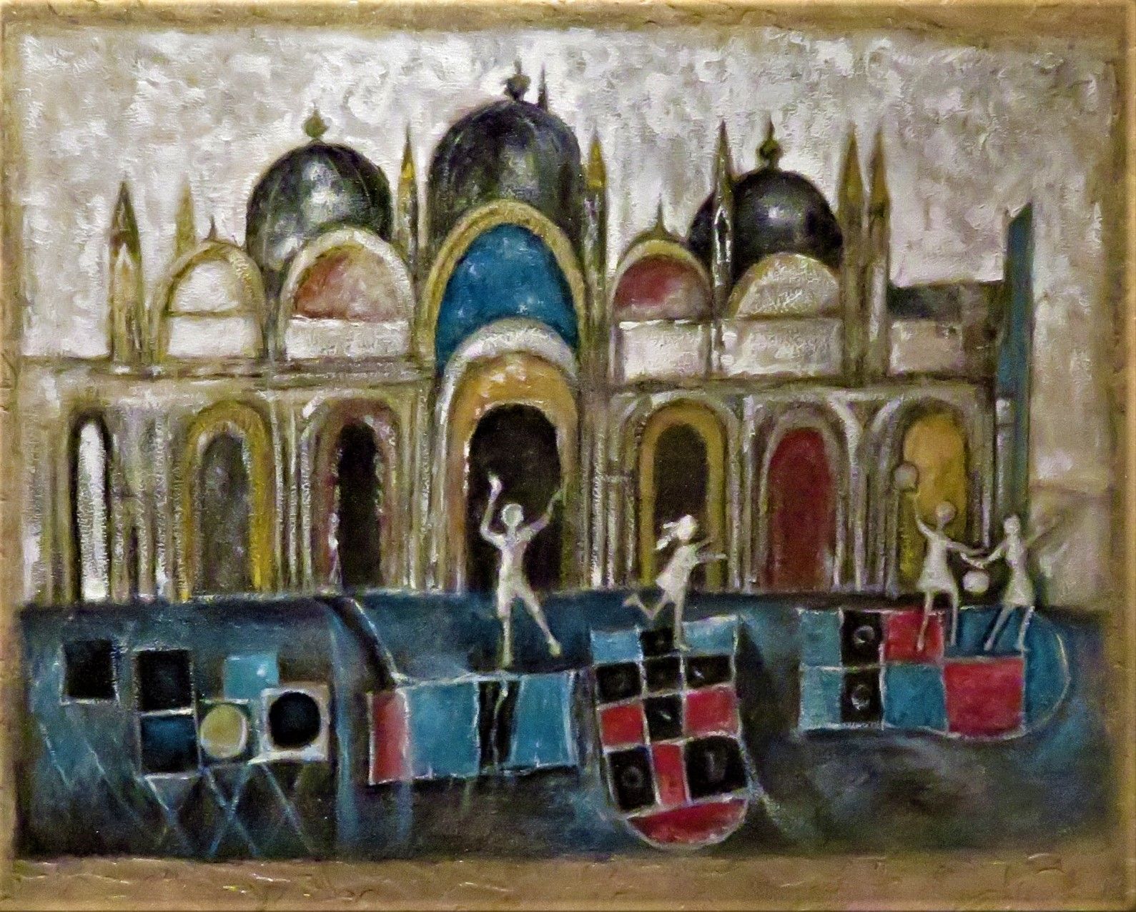 Tributo a Franco Gentilini Venezia Cm. 84,5x70,5x6