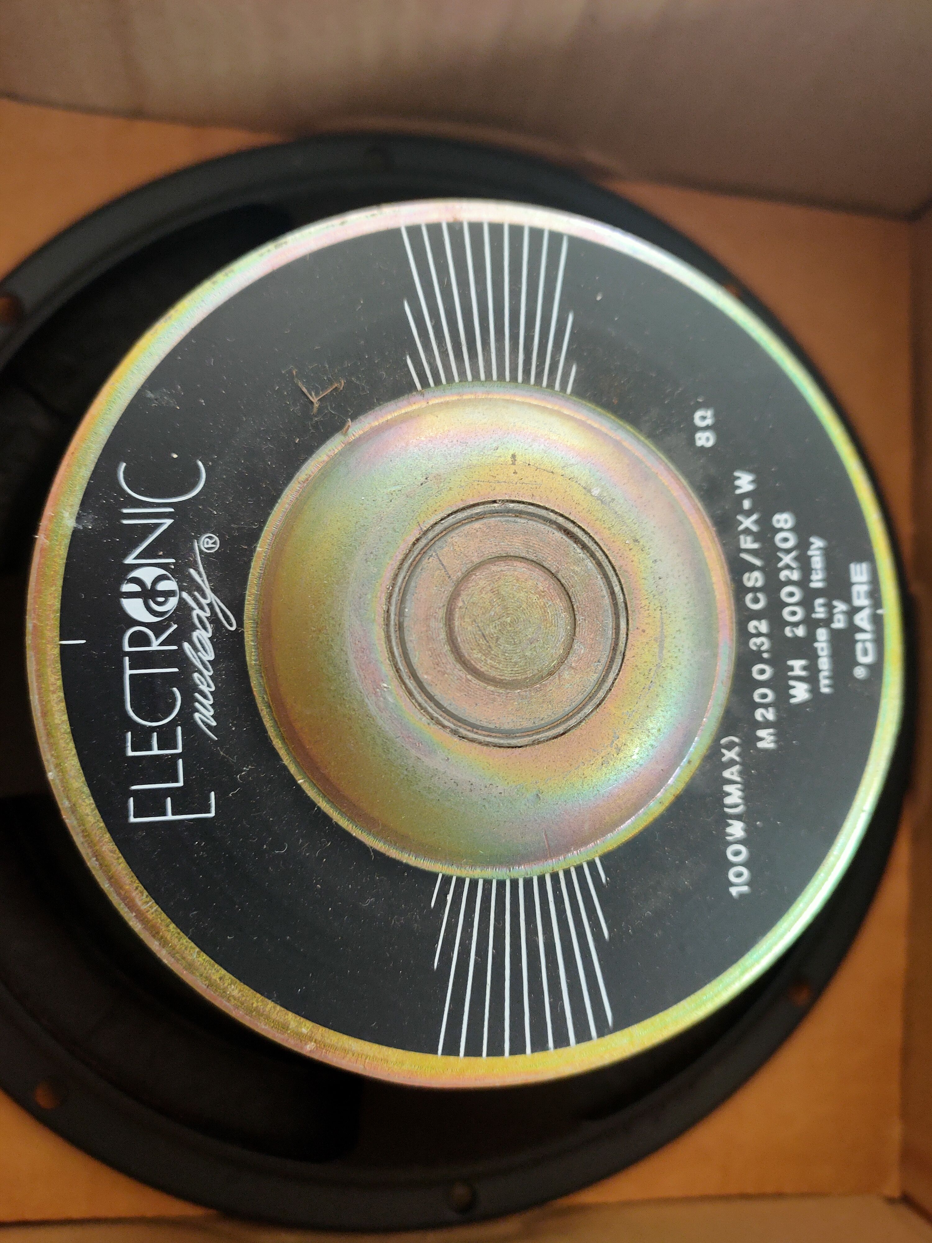 Woofer marca Celestion ed elettronic